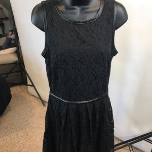 Black lace dress